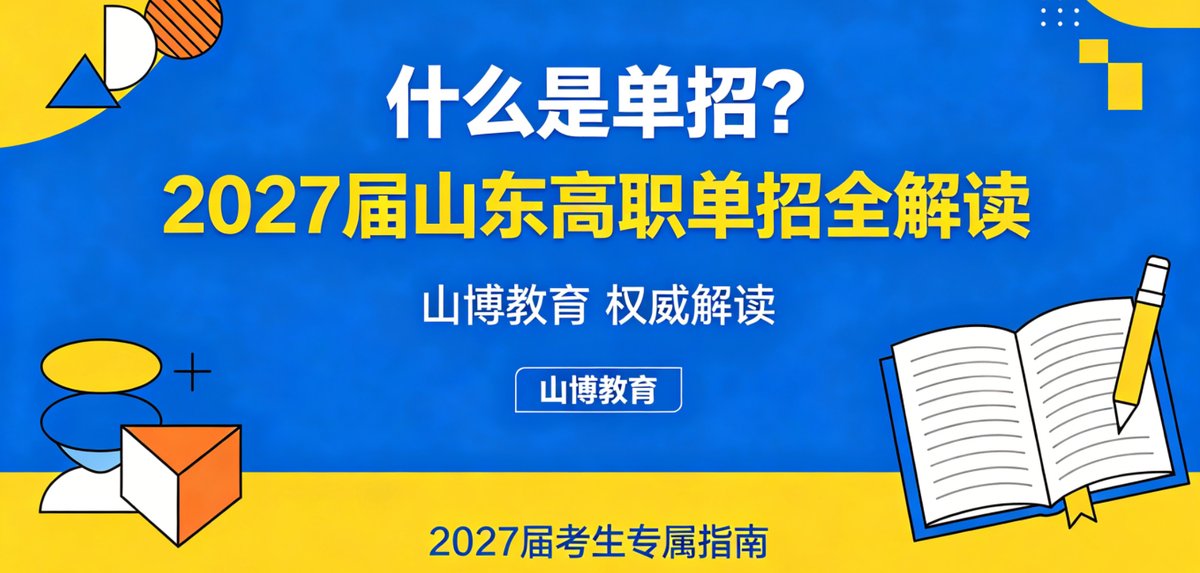 什么是高职单招？2027届山东高职单招全解读｜山博教育